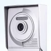 Portier interphone vidéo neo 2 fils pour 2 entrées - 1 appartement - 2 platines - 1 écran blanc