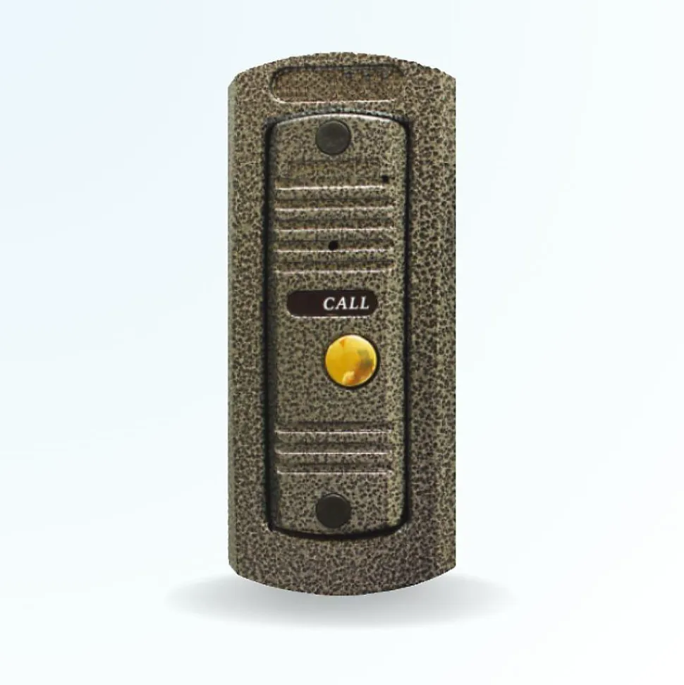 Portier interphone vidéo pino 4 fils - 1 écran noir