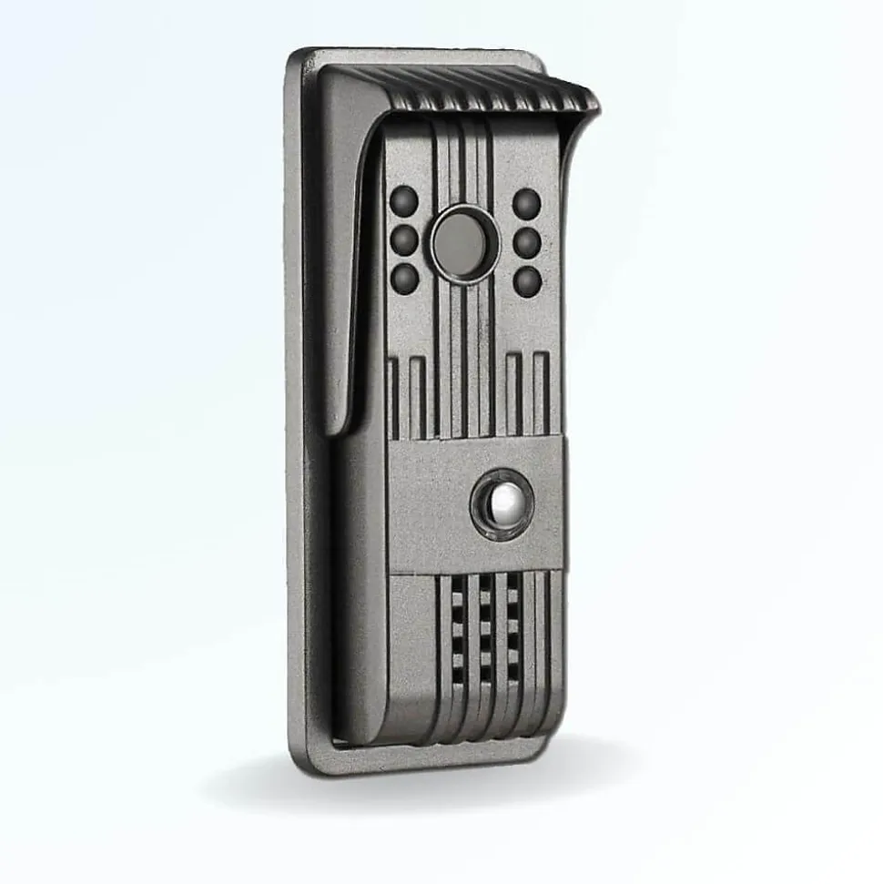Portier interphone vidéo pili 4 fils - 2 écrans noirs