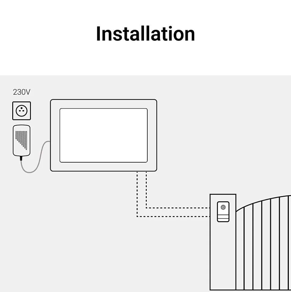 Portier visiophone Legrand Easy kit Plus écran 7"