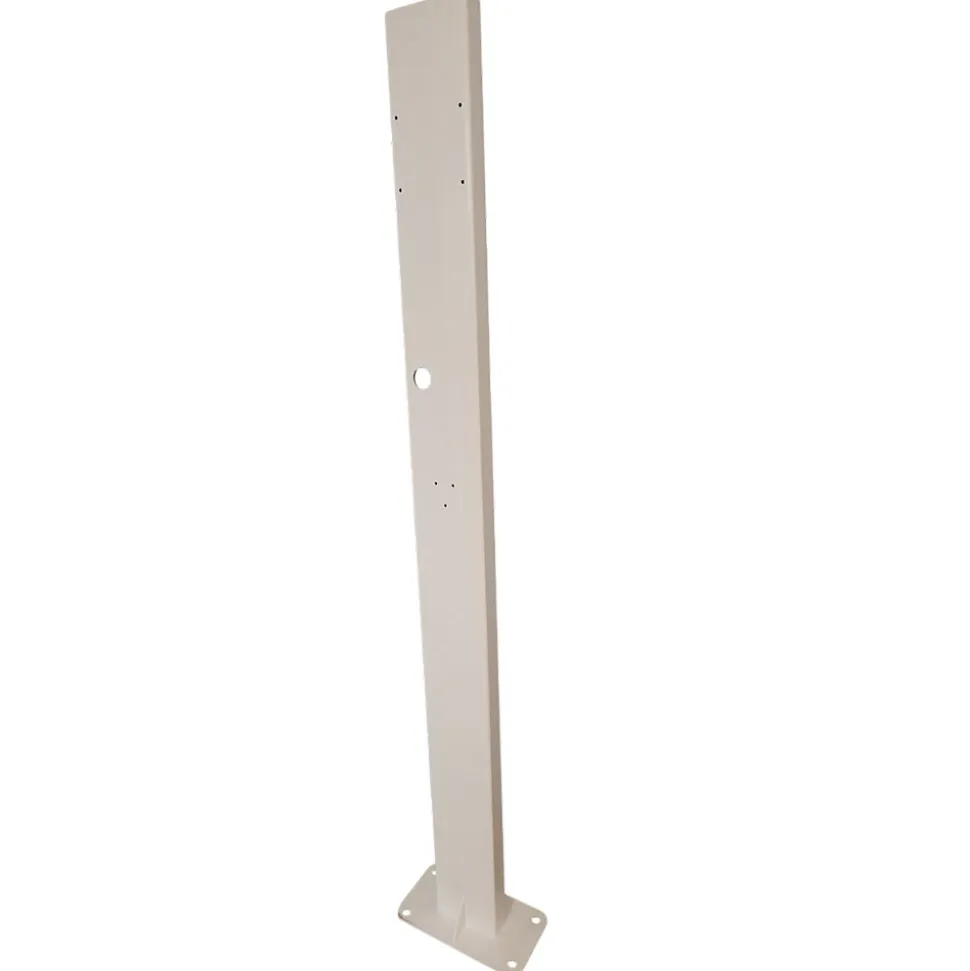 Poteau de fixation robuste pour installation de 1 à 2 bornes Wallbox 7kW