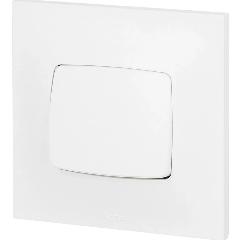 Poussoir Legrand Neptune plastique blanc
