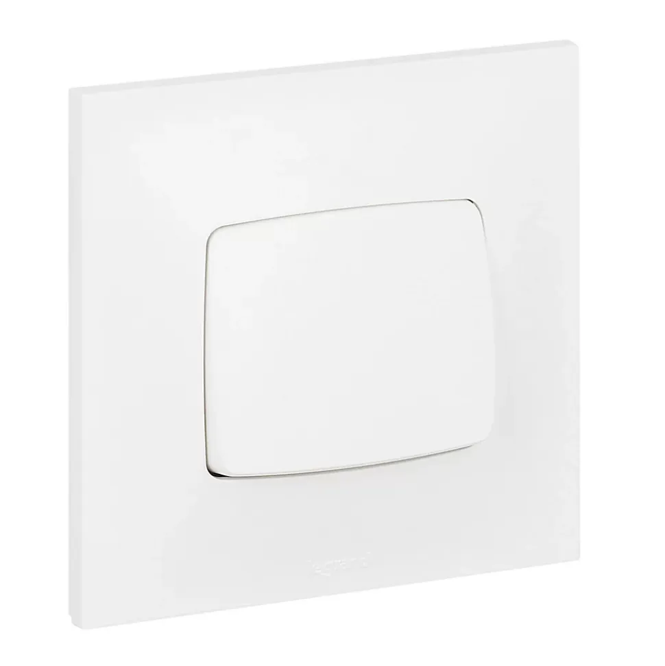 Poussoir Legrand Neptune plastique blanc
