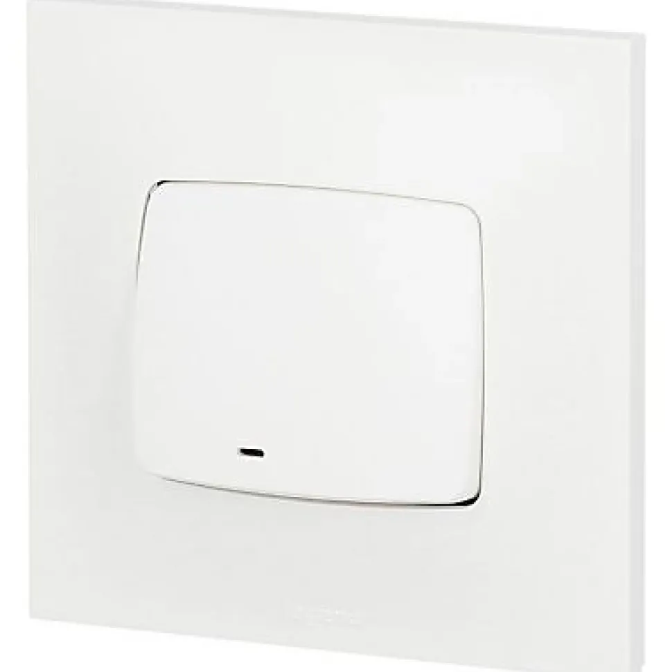 Poussoir lumineux carillon Legrand Neptune
