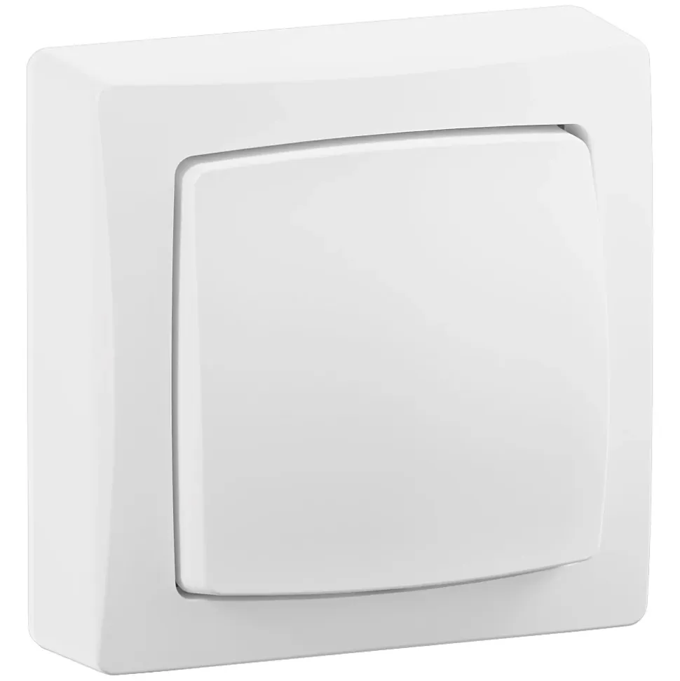Poussoir simple Legrand ALB2310WH blanc montage en saillie 10A 230V