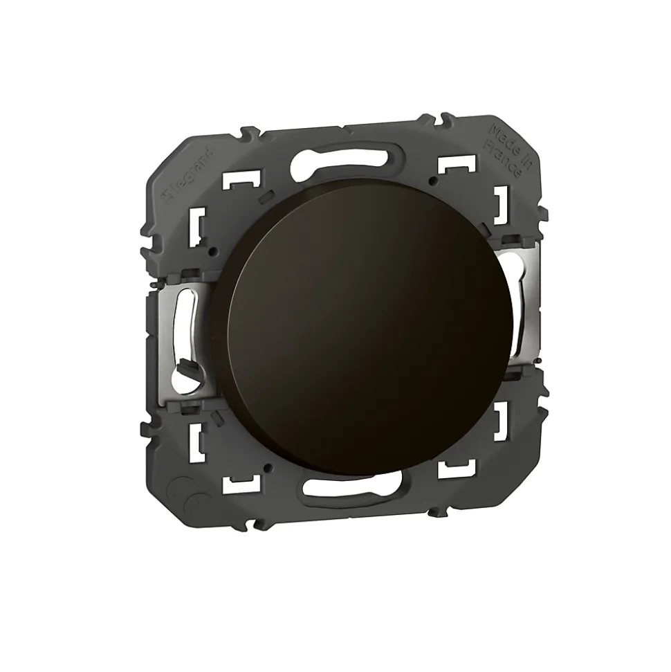 Poussoir simple Legrand Dooxie 0 952 64 noir 6A 250V