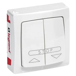Poussoir volet roulant ASL Legrand blanc