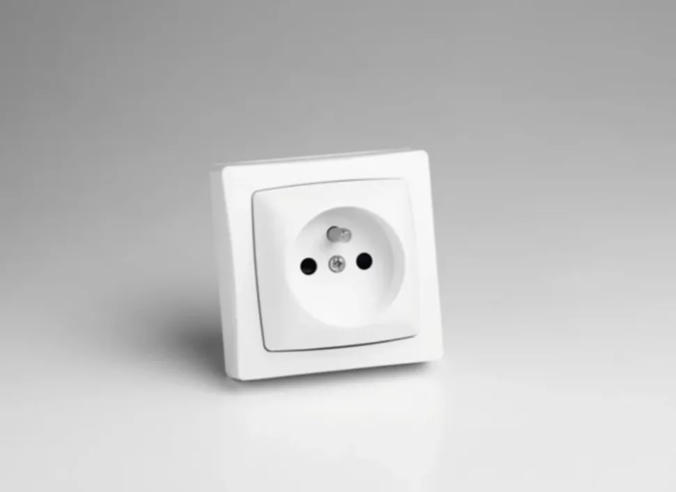 Prise 2 pôles+terre ASL Legrand blanc