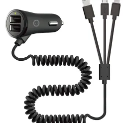 Prise allume cigare 2 ports USB + prises Watt&Co