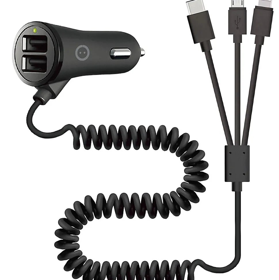 Prise allume cigare 2 ports USB + prises Watt&Co