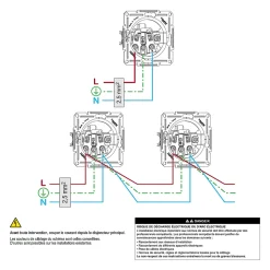Prise avec terre complète Schneider Electric Asfora blanc