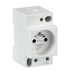 Prise avec terre modulaire Schneider Electric Resi9 XP