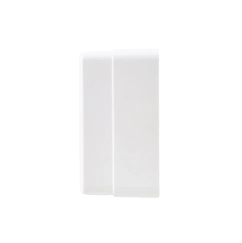 Prise avec terre monobloc en saillie blanc complet