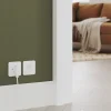 Prise avec terre étanche Jacobsen Kennet blanc complet