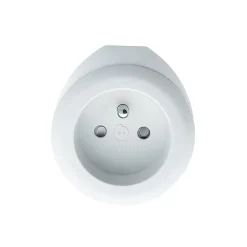 Prise BEWATT + chargeur USB Blanc - Watt and Co