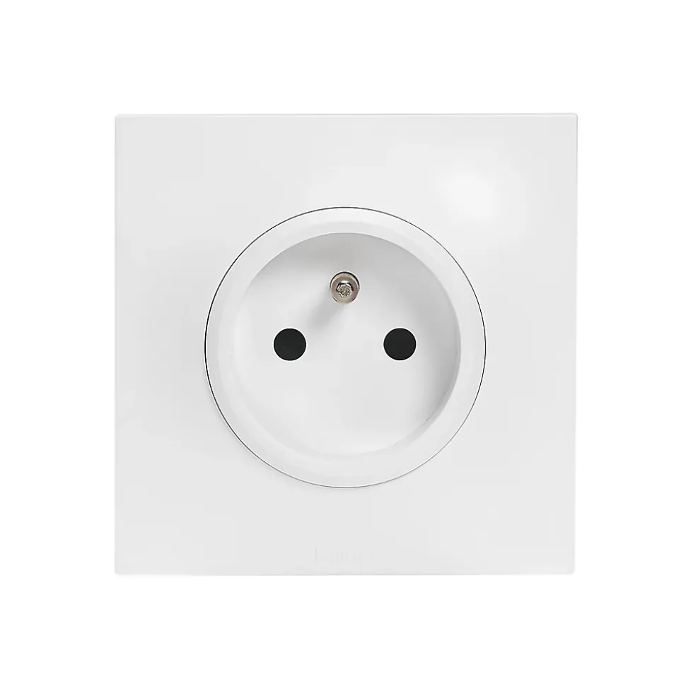 Prise de courant avec terre Legrand Neptune 0 913 30 couleur blanc 16 A 250 V