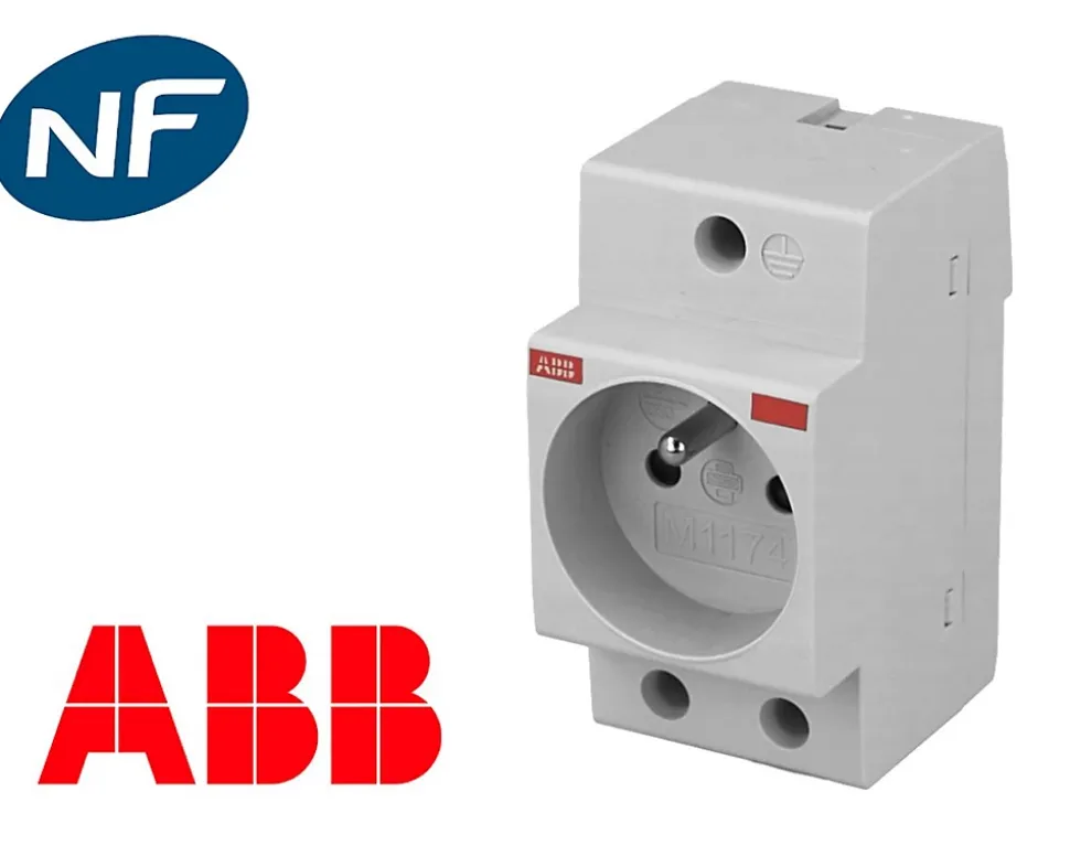 Prise de courant modulaire ABB / Prise modulaire pour tableau & coffret électrique