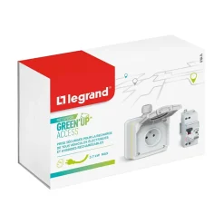 Prise de courant étanche + disjoncteur Legrand Green'up pour véhicule électrique