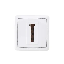 Prise de téléphone monobloc en saillie Jacobsen Sigurd blanc complet