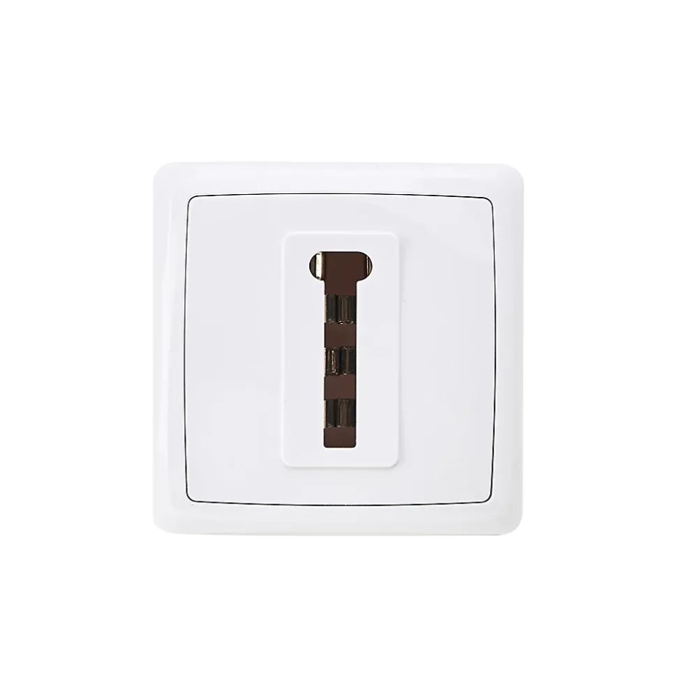 Prise de téléphone monobloc en saillie Jacobsen Sigurd blanc complet