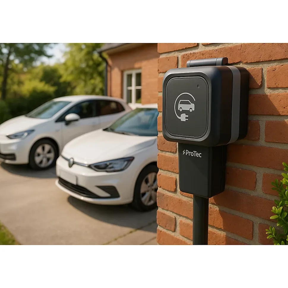 Prise Easy Charge IP55 3,6 kW + interrupteur diff + disjoncteur Protec