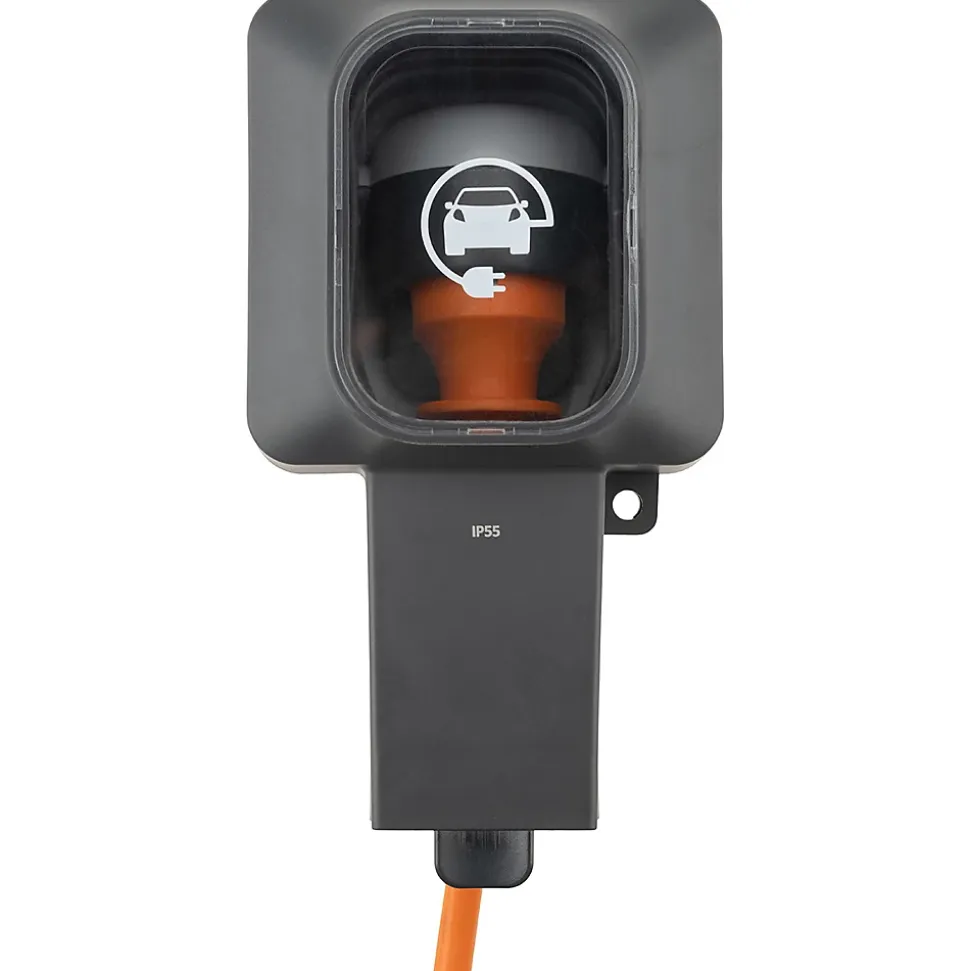 Prise Easy Charge IP55 3,6 kW + interrupteur diff + disjoncteur Protec