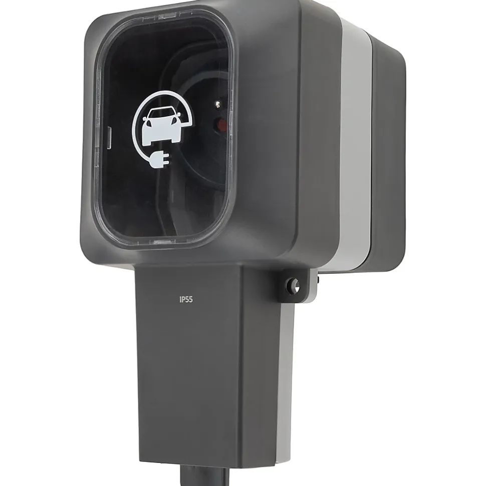 Prise Easy Charge IP55 3,6 kW + interrupteur diff + disjoncteur Protec