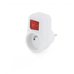 Prise Easy Switch On/Off 16A 3500W Blanc - Chacon