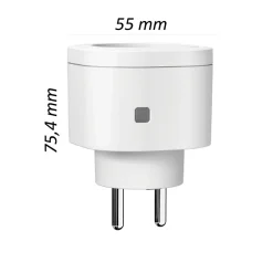 Prise intérieure 3680W connectée Wifi + Interrupteur + Télécommande