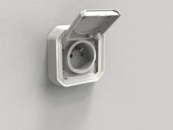 Prise Legrand Plexo blanc à griffes 220V