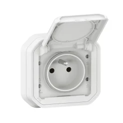 Prise Legrand Plexo blanc à griffes 220V