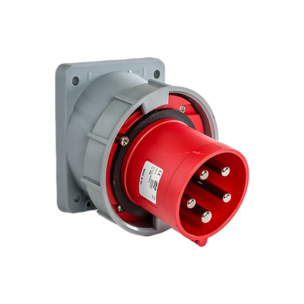 Prise Male Encastrable 63a Tétrapolaire 380v - 3p+n+t - étanche Ip67 - Ide