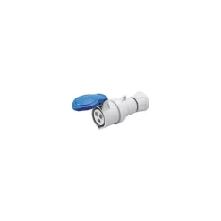Prise mobile droite rouge câblage rapide 16A/400V - 3P+T - IP44/IP54 - GEWISS - GW62008FH