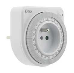 Prise programmable journalière Otio Blanc
