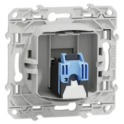 Prise RJ45 Schneider Electric grade 3 catégorie 6 STP odace blanc