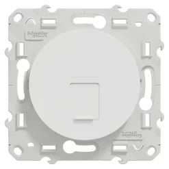 Prise RJ45 Schneider Electric grade 3 catégorie 6 STP odace blanc