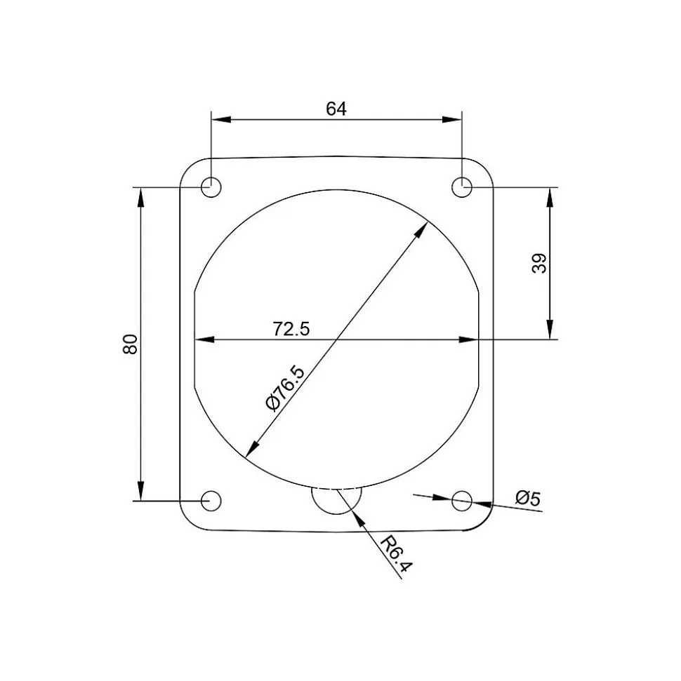 Prise Tétrapolaire 32a 3p+n+t - 5 Broches - Encastrable Sur Coffret - étanche Ip67 - Ide
