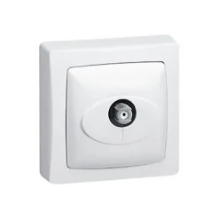 Prise TV simple ASL Legrand blanc 9.5 mm
