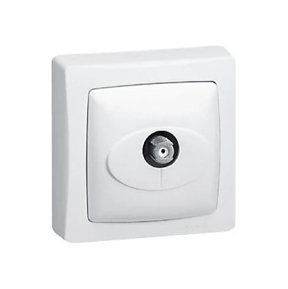 Prise TV simple ASL Legrand blanc 9.5 mm