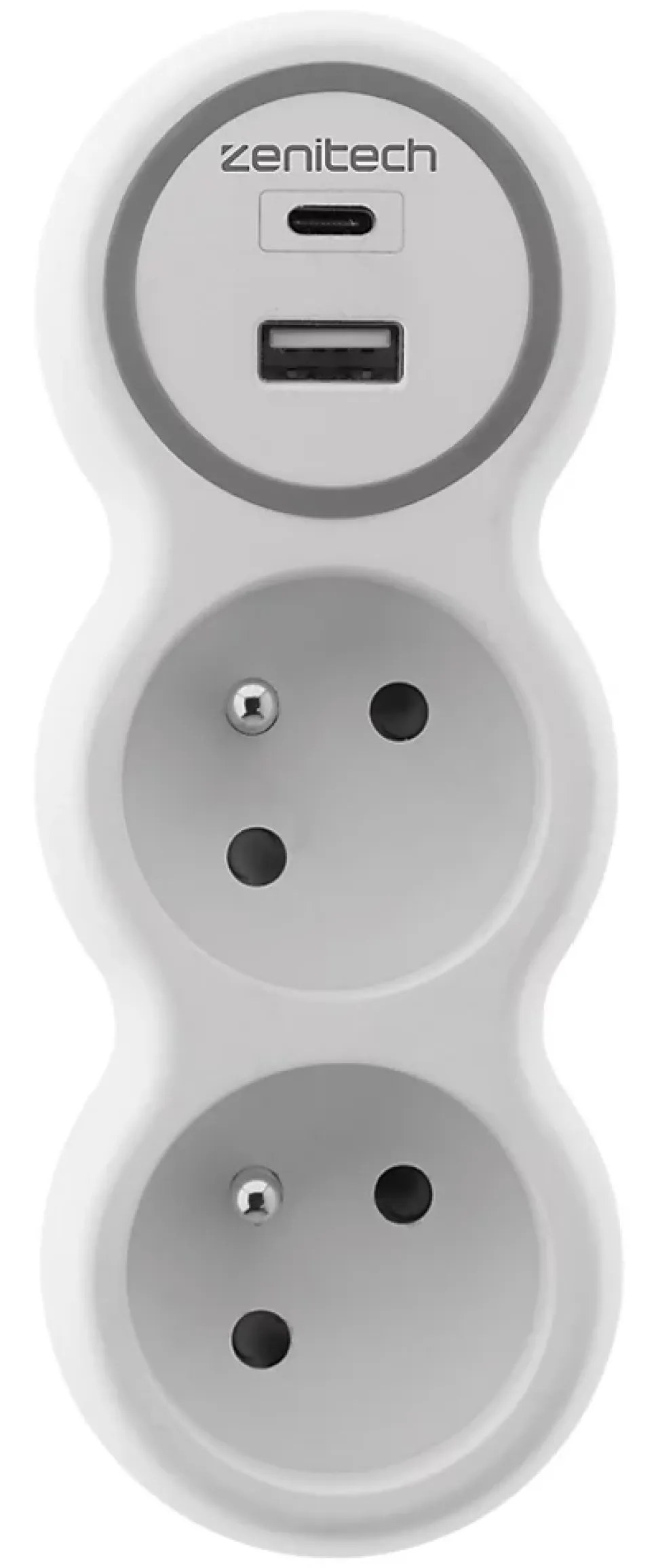 Prise 2x16A + 2 ports USB - Bolea Zenitech
