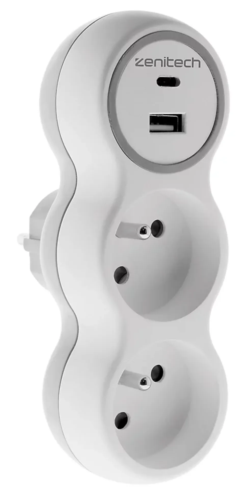 Prise 2x16A + 2 ports USB - Bolea Zenitech