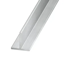 Profilé T aluminium brut 20 x 20 mm, 2 m