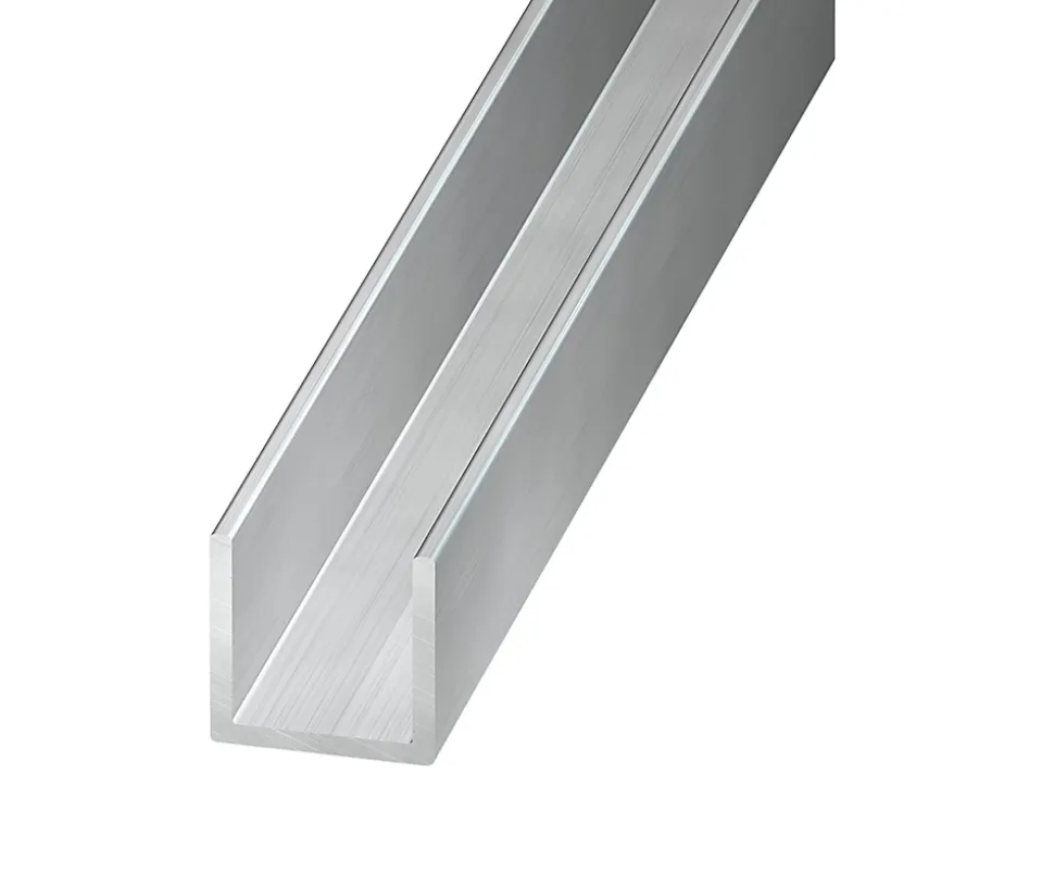 Profilé U aluminium brut 10 x 20 x 10 mm, 2 m