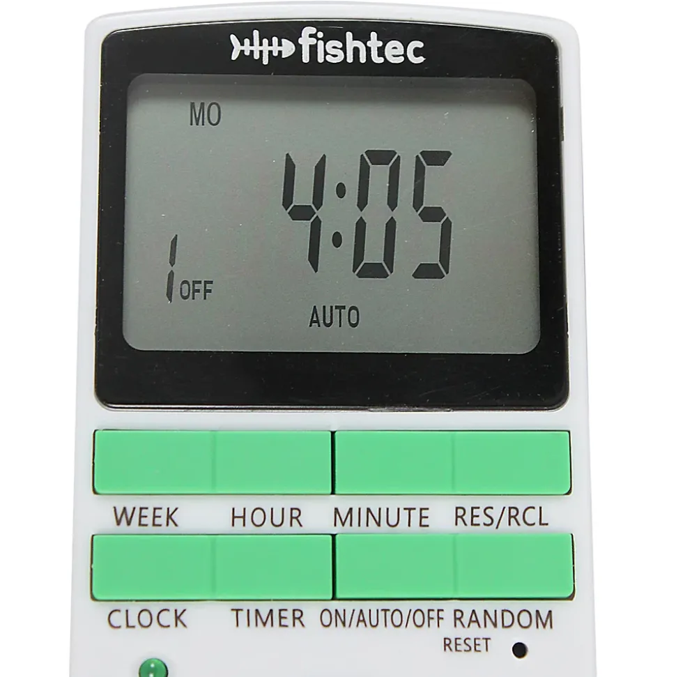 Programmateur digital 16A 3680W - 10 programmes - Mode aléatoire - Écran LCD - Mémoire intégrée