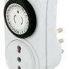 Programmateur quotidien 24 heures, avec fiche / prise 10 / 16A