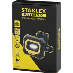 Projecteur 1000 Lumens rechargeable STANLEY FatMax FMHT81507-1