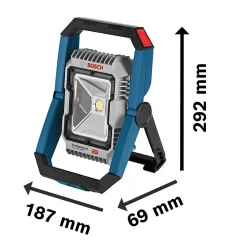 Projecteur de chantier Boch 18V, 1900 lumens