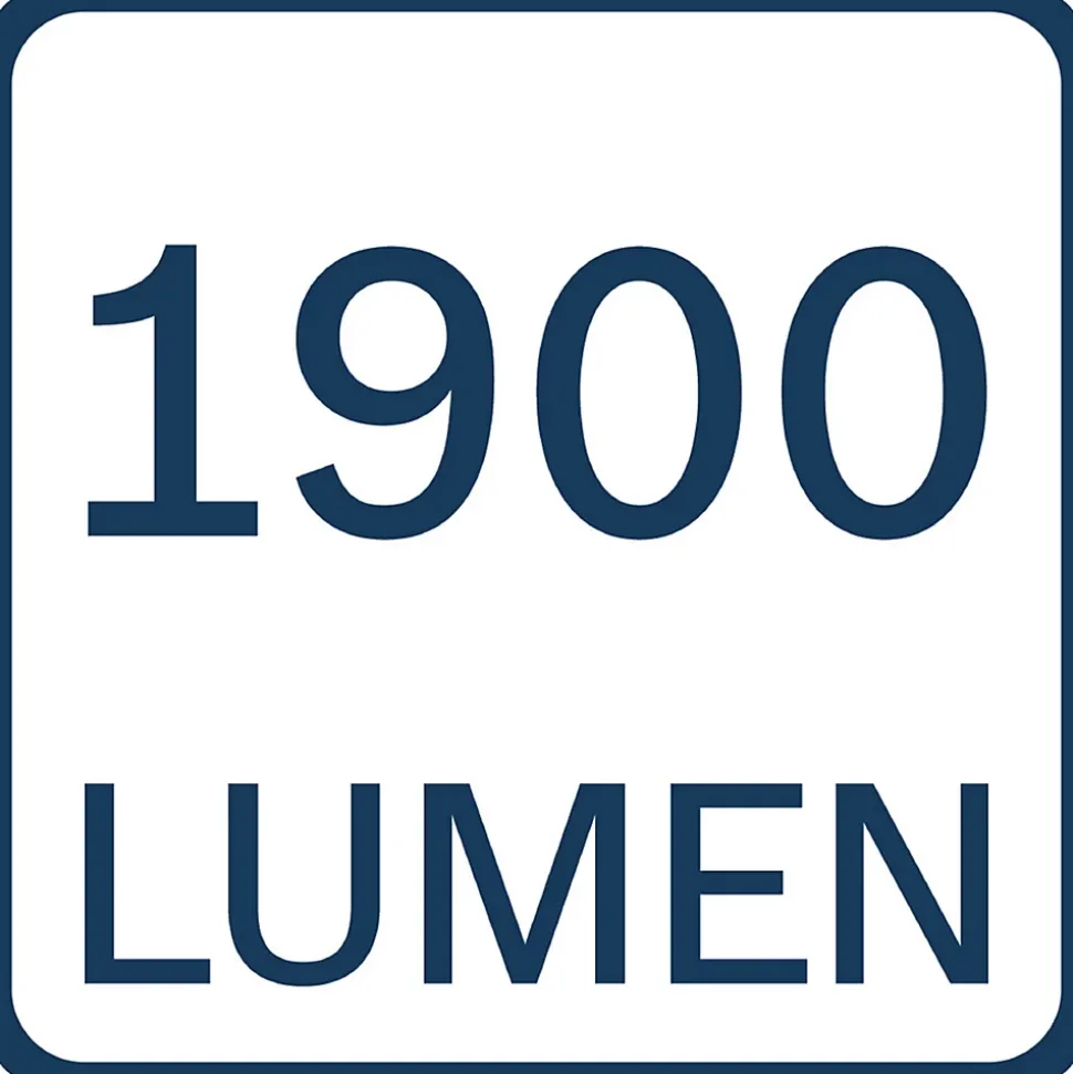 Projecteur de chantier Boch 18V, 1900 lumens