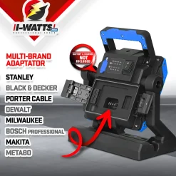 Projecteur de chantier multi batterie 35W - livré sans batterie - I-WATTS PRO