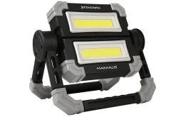 Projecteur de chantier portatif rechargeable Maximus M-WKL-021 - 2x500lm